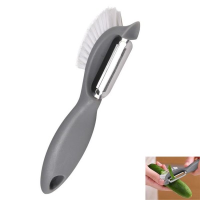 3-in-1 Vegetable/fruit Peeler With Brush Kitchen Tools Gadgets For Household Kitchen Grater Kitchen Accessories